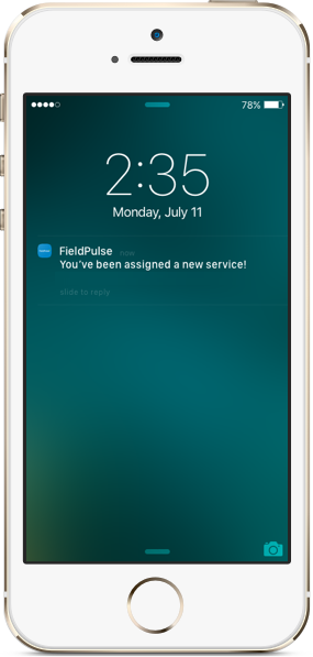 HVAC business job scheduling assignment notifications